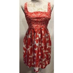 BB DAKOTA Azalea Pleated Sleeveless Dress Sz 8